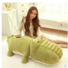 Чучело крокодил армейский зеленый игрушечный плюшевый крокодил около 120 см кукла огромный 47 дюймов игрушка Бросок Подушка игрушка t723