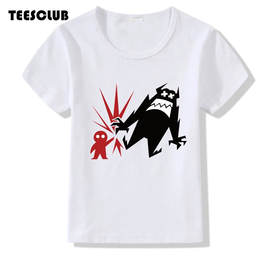 TEESCLUB/футболка с монстрами футболка для маленьких мальчиков летняя футболка с короткими рукавами, одежда Детские Забавные топы с круглым вырезом, Детская рубашка - Цвет: C5