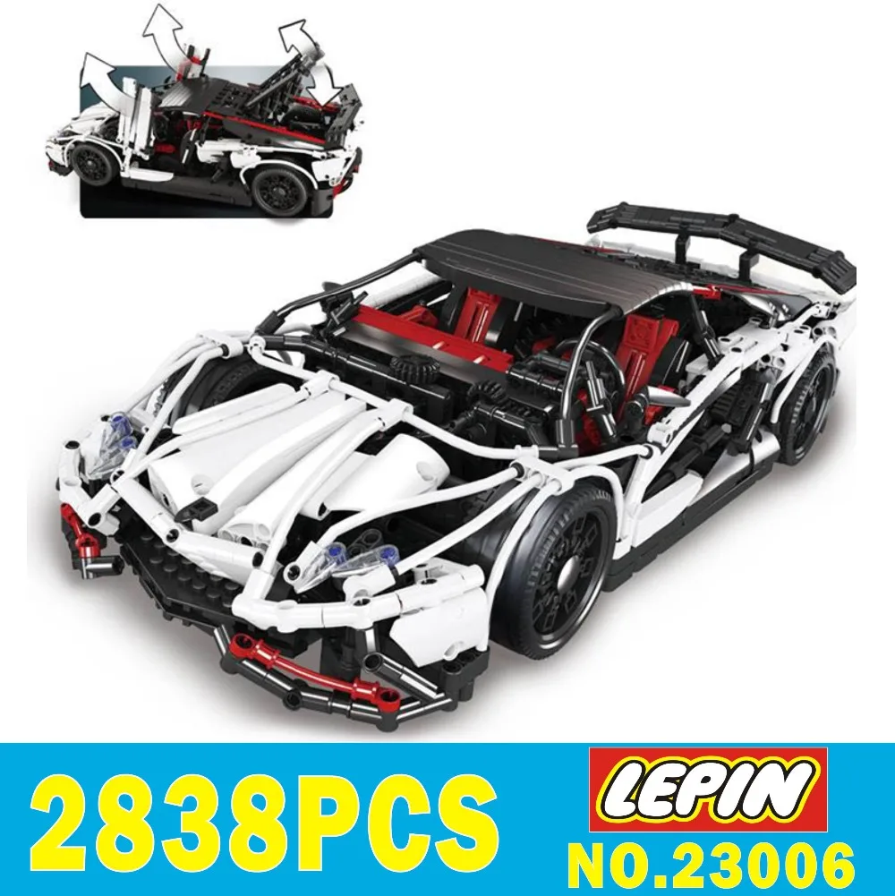 

Lepin 23006 2838Pcs Genuine MOC Technic Series The Hatchback Type R Set Building Blocks Bricks Educational Toys Boy Gifts Model