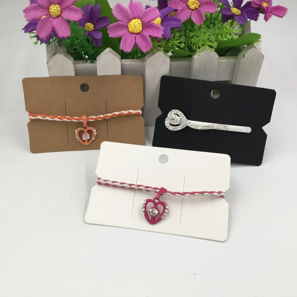 400pcs Kraft Hair Clip Cards for packing Hairpin and used for Hair