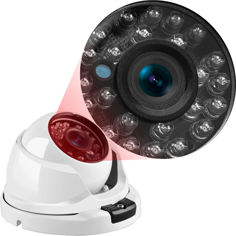 HD 1080P Security Camera 2MP AHD Surveillance Metal Dome Infrared 20M Night Vision Vandalproof CCTV Camera|camera 2mp|cameras cameracamera hd 1080p |
