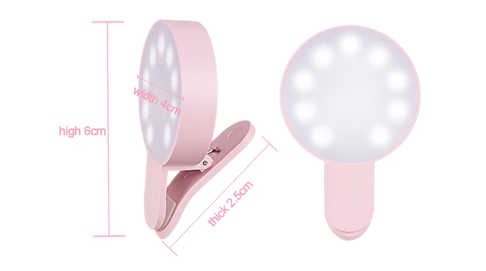 New Selfie Ring Light USB Charge Selfie LED Ring Flash Fill Lamp Portable Camera Phone Photography Selfie Ring Light Makeup Lamp3_04