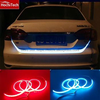 

HochiTech LED car Tailgate Light Bar 1.2m Running Brake Signal Rear light lamp for ford Fiesta Focus Mondeo Mustang Kugo Edge