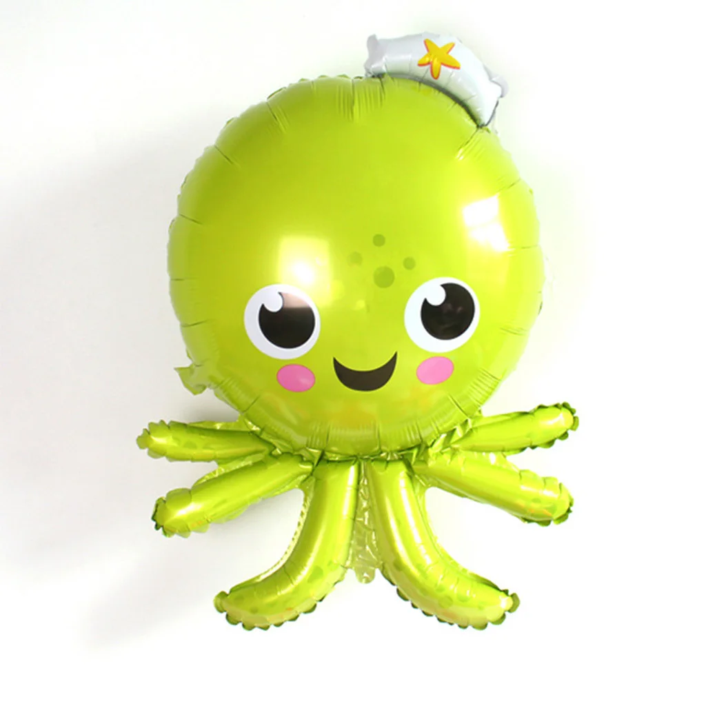 6pcs Cute Large Sea Animal Foil Helium Balloon Children Toy Photo Backdrop