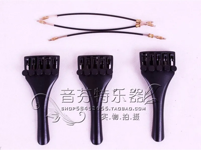 

one pcs Violin accessories 5 string aluminum alloy tailpiece belt knob rope