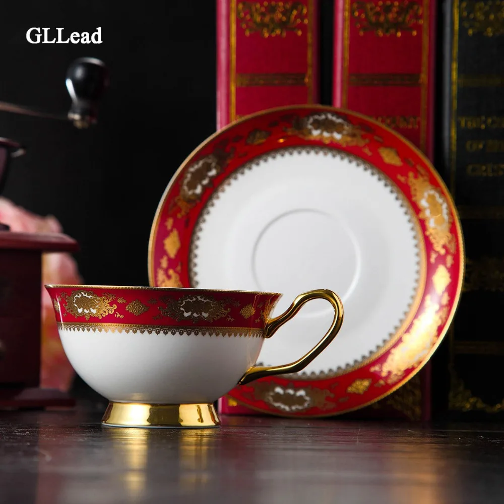 Buy GLLead Red Gold Line Bone China Buy GLLead Red Gold Line Bone China