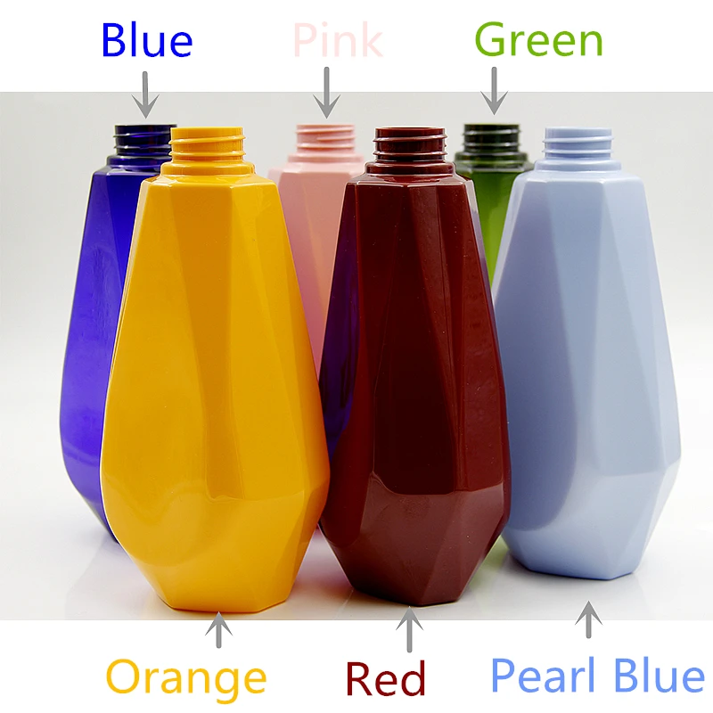 Горячие 10 шт. 750 мл Лосьон многоразового Пластиковые бутылки для шампуня, гель для душа пустой личной гигиены пэт насос бутылки для косметики