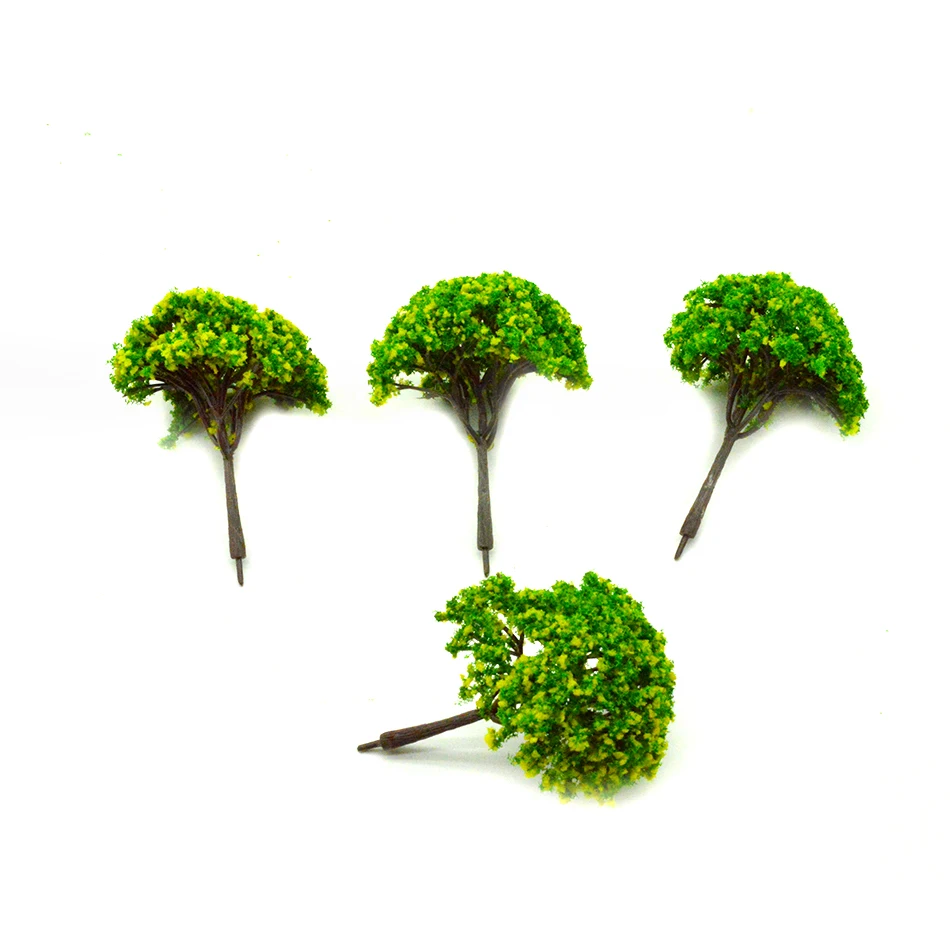 

10cm ABS Plastic Model Trees Train Railroad Scenery Model Building Kits for architecture