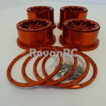 Rovan CNC алюминиевый набор из 4, сплит 5 колесо со спицами обода подходит HPI Baja 5B SS багги