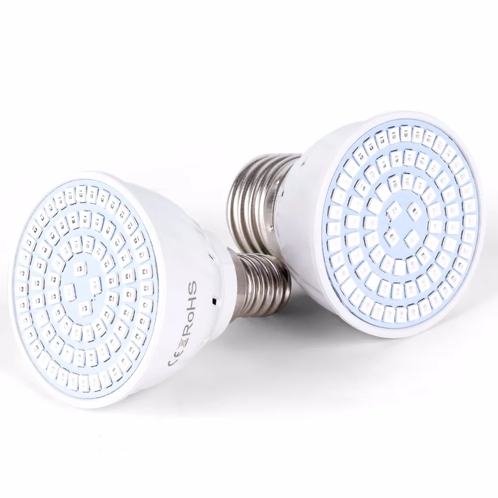 

E14 Full Spectrum LED E27 LED Grow Light GU10 Indoor Grow Tent MR16 Plant Light B22 Hydroponics Bulb 48 60 80led Phyto Lamp 220V