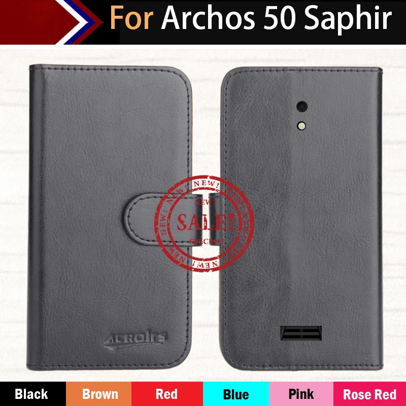 

Factory Direct! Archos 50 Saphir Case 6 Colors Ultra-thin Leather Exclusive 100% Special Phone Cover Cases+Tracking