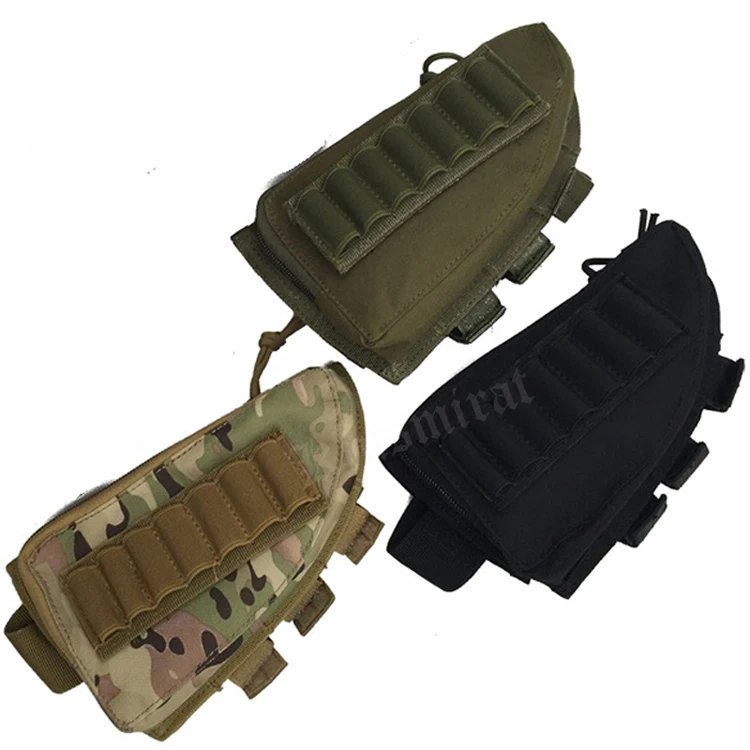 Titular de Munição ao ar Livre Airsoft Caça Tático Rifle Shotgun Malotes Bandolier Cinto Militar Slingshot Cartucho Bolsa 1 High Quality Esporte e Lazer