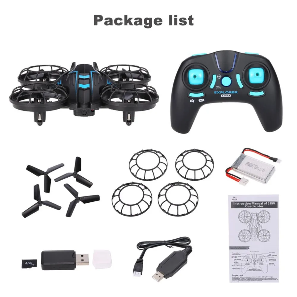 

Hot! RC Drone 2.4G 6-Axis Selfie Altitude Hold Headless Mode 3D flip Quadcopter High/Low Speed Switch Remote Control Helicopter