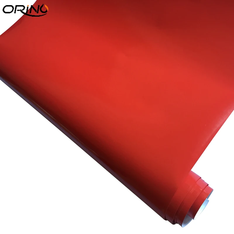 Red Glossy Vinyl Film Sticker-1