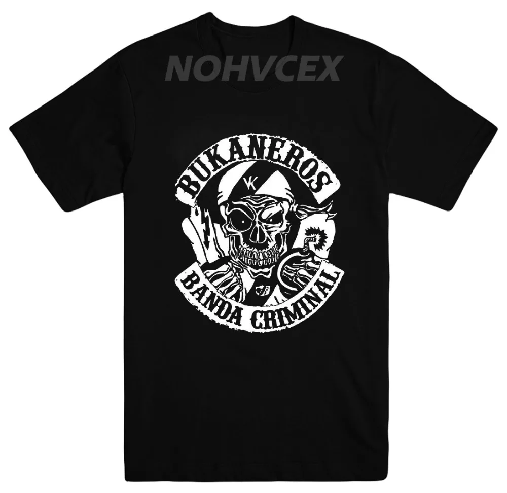 

Bukaneros T-Shirt Vallecano RVM Clase Obrera Footballer Ultras Tee Fashion Print T Shirt