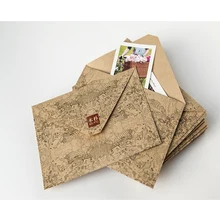 Новое поступление 20 шт./партия милые винтажные корейские кавайные канцелярские принадлежности бумага крафт-конверт подарочная карта офисная поставка