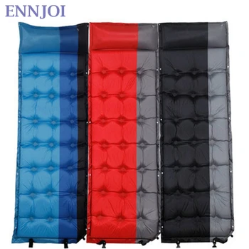 

Sleeping Pad Outdoor Waterproof Camping Mat Single Lunch Picnic Leisure Automatic Inflatable Sleeping Mat Cushion