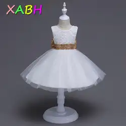 XABH/платье-пачка для вечерние девочек, вечерние платья для выпускного вечера, детские костюмы, платья для первого причастия, Vestidos Chicas, одежда