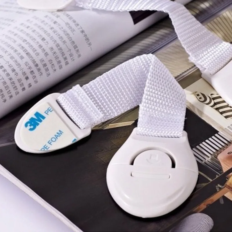 Kids Safety Locks Cabinet Door Children Kids Drawer Refrigerator Locks Children Safety Protection Plastic Security Locks Straps