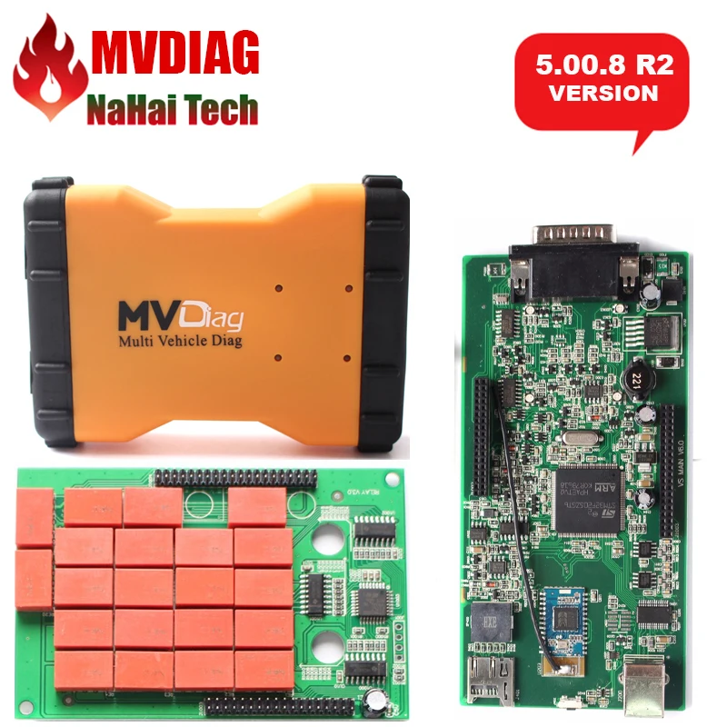 MVDIAG с Bluetooth Wurth 5.00.8 R2/. R1 V5.00.12 такой же, как TCS CDP PRO PLUS VCI MULTIDIAG CDP 3в1 диагностический инструмент