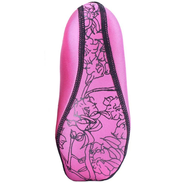 Гидрокостюмы мокрого типа 3 мм Плавание носки воды ботинки со стельками обувь черного и розового Размеры; большие размеры 33-45, дизайн неопрен класса премиум