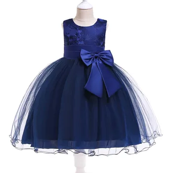 Christmas Girl Dress For Evening Prom Party Costume Teenage Girls Kids Clothes Wedding Birthday Gown Little Girl Red Clothes 5