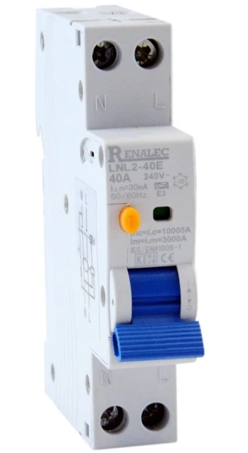 RCCB LNL2 40E 1P + N 10KA электронный Тип переменного тока выключатель остаточного