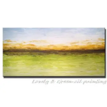 

Free Shipping 100% Hand Painted Best-selling High Q. Abstract Oil Painting on Canvas Wall art for Home Decoration 30x60cm