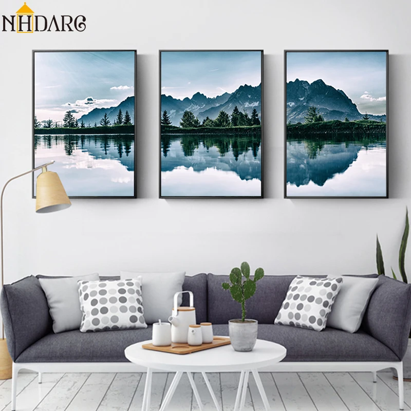 

Shadow In The Water The Scenery Posters and Prints Canvas Painting Art Wall Pictures for Living Room Modern Nordic Home Decor