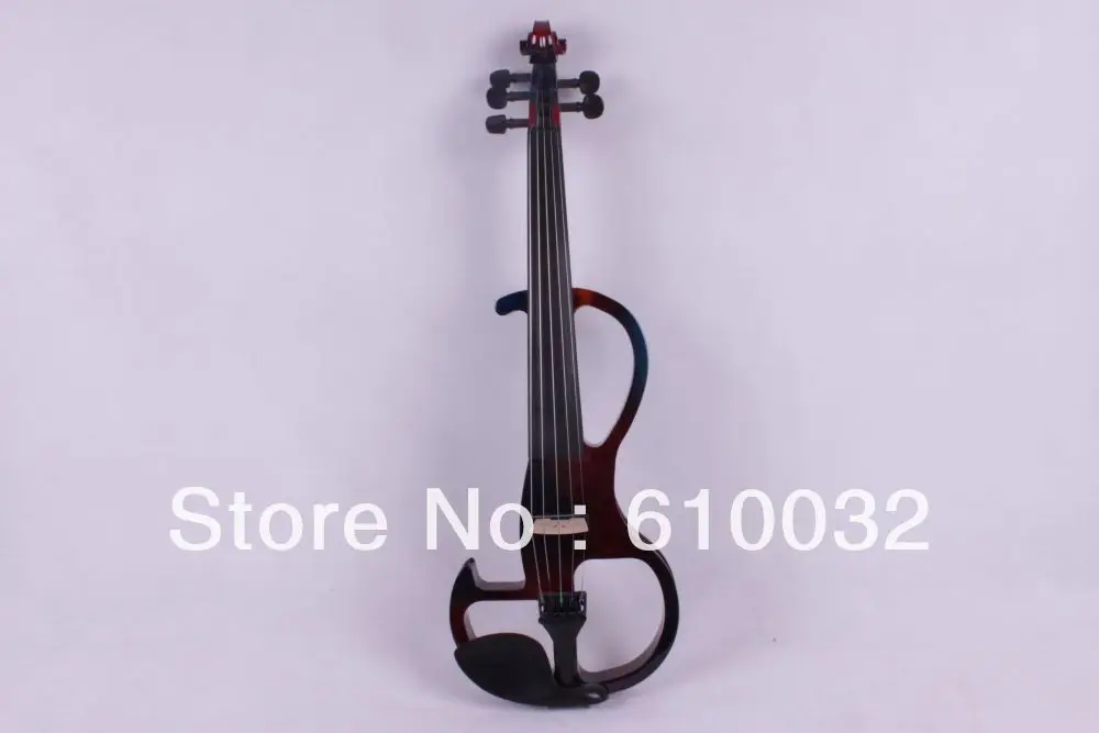 

New 5 string 16'' Electric Viola Silent Solid Wood Body Powerful Sound Case Bow