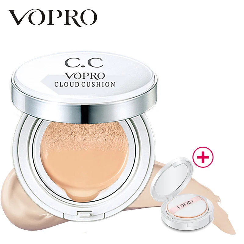 Vopro 1 Set 2 Piece Air Cushion BB CC Cream Concealer Moisturizing Base