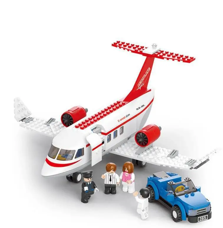 

BOHS Plane Aviation Aircrew Model Aircraft Building Block Set Construction DIY Bricks Toys for Children
