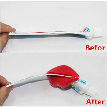 

Lips Kisses Home Tube Dispenser Cream Toothpaste Squeezer Holders Tools