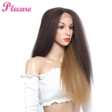 Plecare длинные кудрявые прямые парики для женщин синтетический парик#4/27 цвет волос афро-американский косплей парик