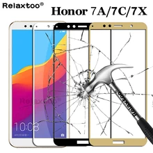 Закаленное стекло для huawei honor 7A Pro 7X 7C Hono honor 7a honor 7c A7 C7 X7 7 A C X стеклянная Защитная пленка для экрана