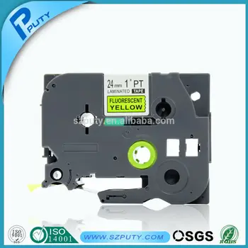 

20pcs PUTY packing Manufacturer direct selling 24mm fluorescent tapes length 8m compatible TZ tapes specification