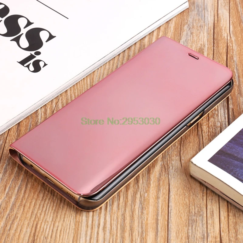 Luxury Clear 360 Full Protect Flip Cover For Samsung Galaxy S6 S7 Edge S8 S9 Plus SM-G965F/DS Note 5 8 Duos Mirror Phone Case