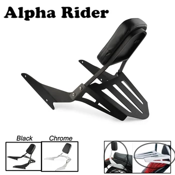 

Motorcycle Detachable Sissy Bar Backrest Set Rear Seat Black Chrome For Suzuki Boulevard M109R 2006 - 2015 / M109R2 2008 2009