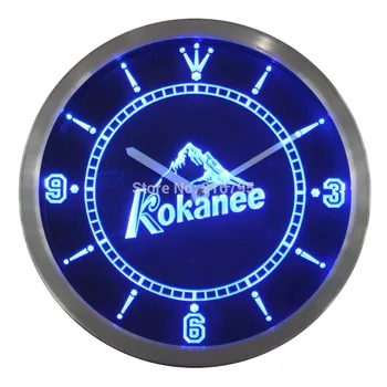 

nc0115 kokanee Beer Bar Pub Club Neon Sign LED Wall Clock