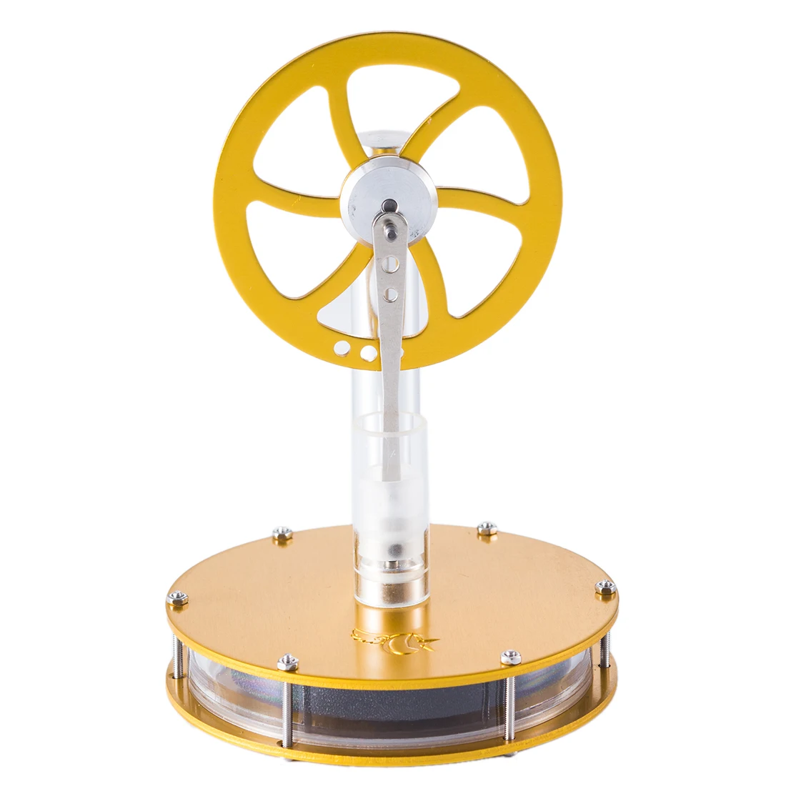 

DIY Magnetic Connection Type Single Link Structure Low Temperature Stirling Engine Stem Steam Model Set Educational Toy For Kids
