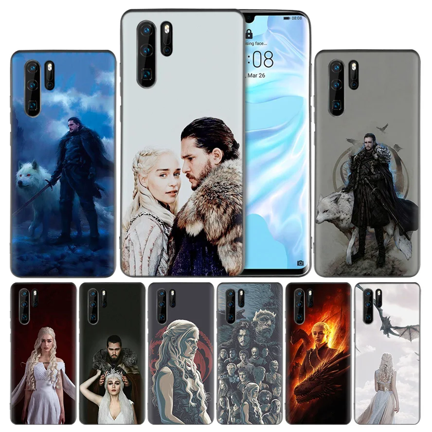 

Game Thrones Jon SnSilicone Case Cover for Huawei Mate 20 10 P30 P20 P10 P9 Lite Pro P Smart Z Plus 2019 V20 Enjoy 9S 9E Nova 4e