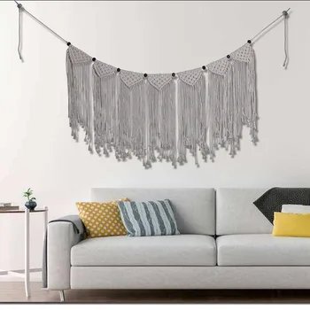 

Bohemia Tassel Woven Tapestry Macrame Wall Hanging Decoration Tapestry Home Decor Woven Crochet Home DecorTapestry Wall Hanging