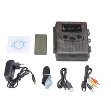 HT-002LI 12MP Rain-proof Rechargeable Wildlife Hunting Camera HD Digital Infrared Scouting Trail Camera IR LED Video Recorder