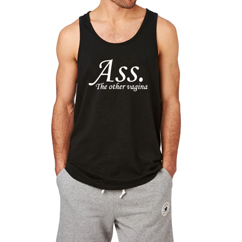 Mens Ass The Other Vagina Funny Cool Tank Tops menin Tank Tops from