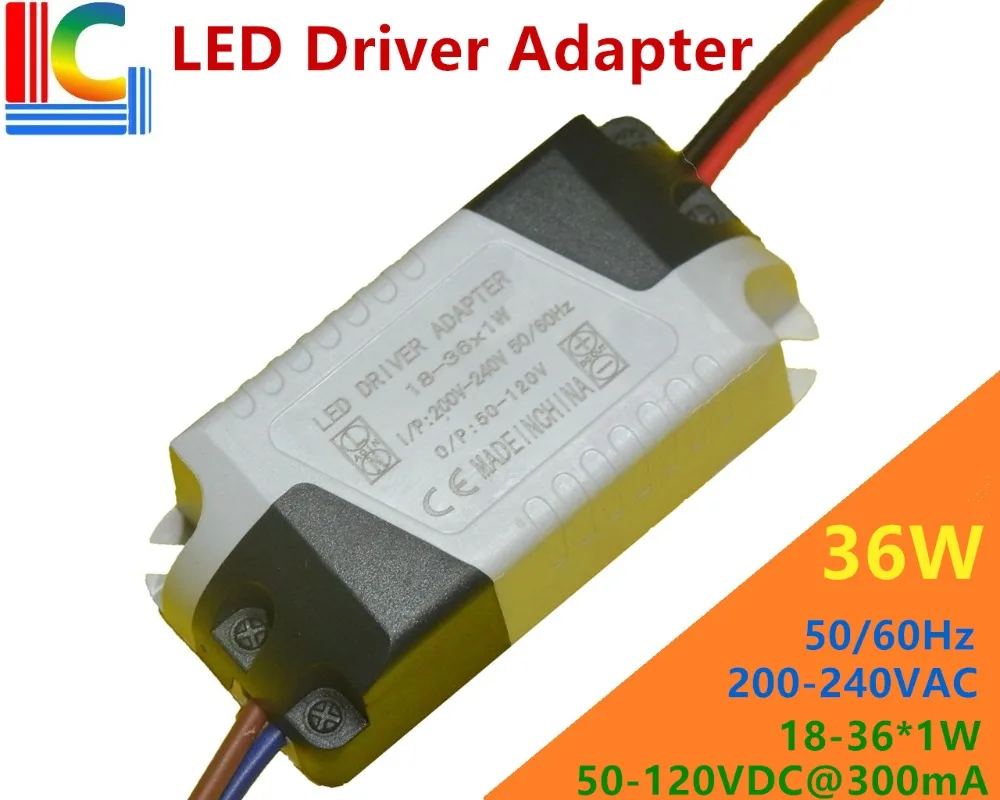 18W 24W 30W 36W LED Driver Adapter 300mA LED Ceiling light Lighting Transformer LED Panel Light Power Sipply LED Downlight