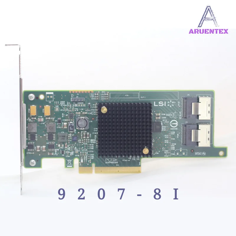 ARUENTEX LSI LSI00300 9207 8I PCI Express 3 0x8 низкий профиль SATA/SAS Host контроллер карты alibaba