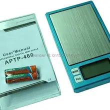 APTP460 0,1 г-2 кг точные карманные весы ЖК Подсветка Взвешивание ювелирных изделий Баланс золота карат