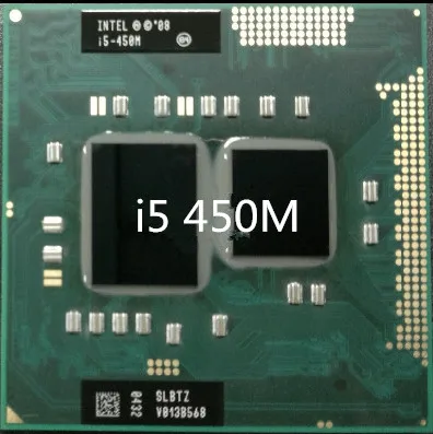 Процессор Intel core I5 450M i5 450M 3M кэш 2,4 GHz Ноутбук Процессор I5-450M может работать