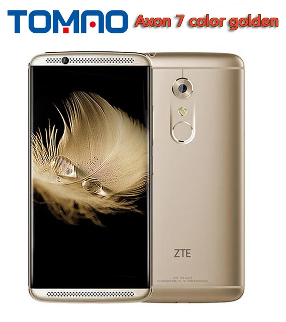 Оригинальный мобильный телефон ZTE Axon 7 A2017 4G LTE Snapdragon 820 Android 6 0 5 дюйма 2560X1440 4/6 г 64/128