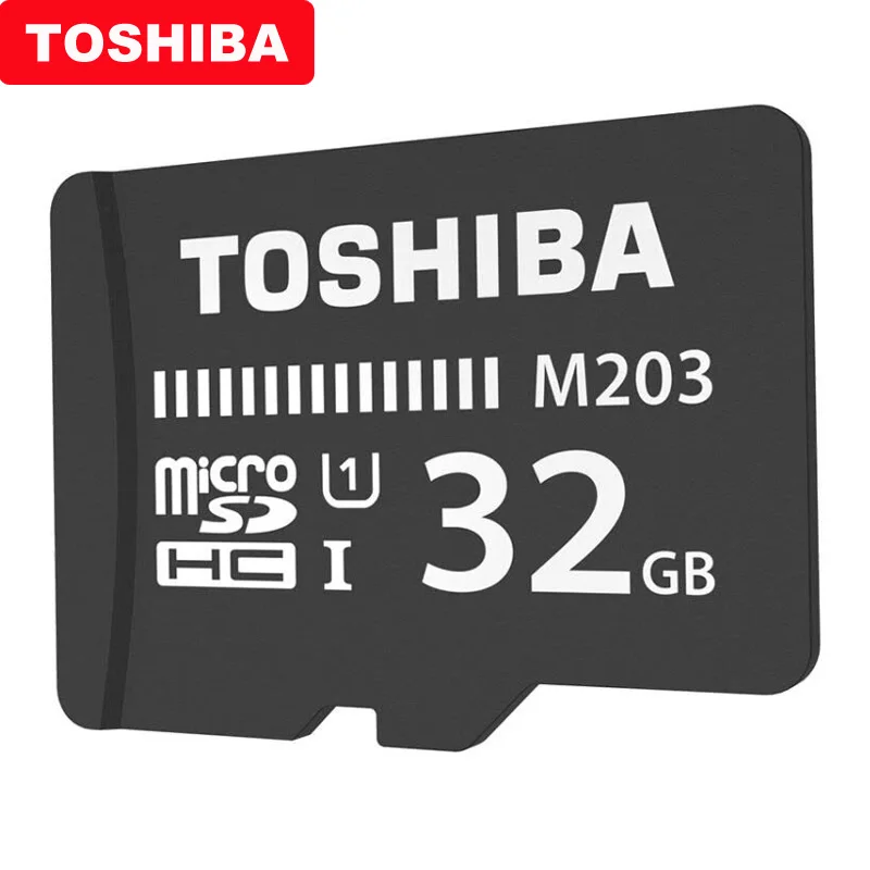 Оригинальная Micro SD карта TOSHIBA M203 класс 10 16 ГБ 32 ГБ 64 Гб 128 ГБ 256 ГБ Карта памяти SDHC SDXC UHS-I TF карта для смартфонов/ТВ